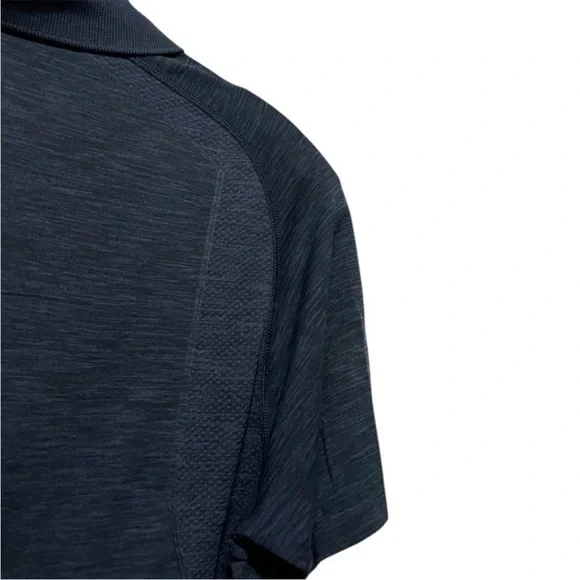 Lululemon vent tech polo shirt men’s size M blue train office travel - Picture 10 of 16